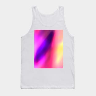 Fuchsia Pink Purple and Violet Abstract Glow Tank Top